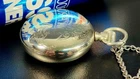 Antique Century USA Pocket Watch Illinois Nickel Polished Case For Parts Repair