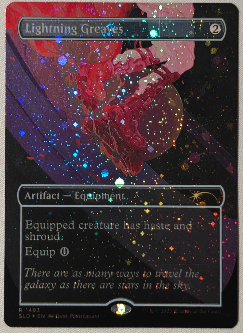 MTG Secret Lair Lightning Greaves 1493 SLD Through the Wormhole