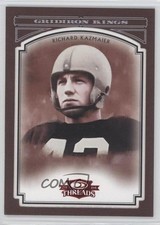 2006 Donruss Threads College Gridiron Kings Red Framed /100 Richard Kazmaier 1m8