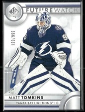 2023-24 SP Authentic Matt Tomkins Future Watch RC /999 #164 Tampa Bay Lightning