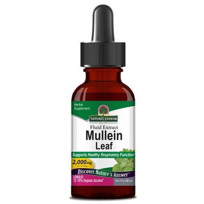 Nature s Answer Königskerze Blatt Niedrigster Bio Alkohol 2000mg - 60ml