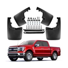 Mud Flaps for Ford F150 2021-2026,4 PCS Front Rear Splash Guard Fender Compat...