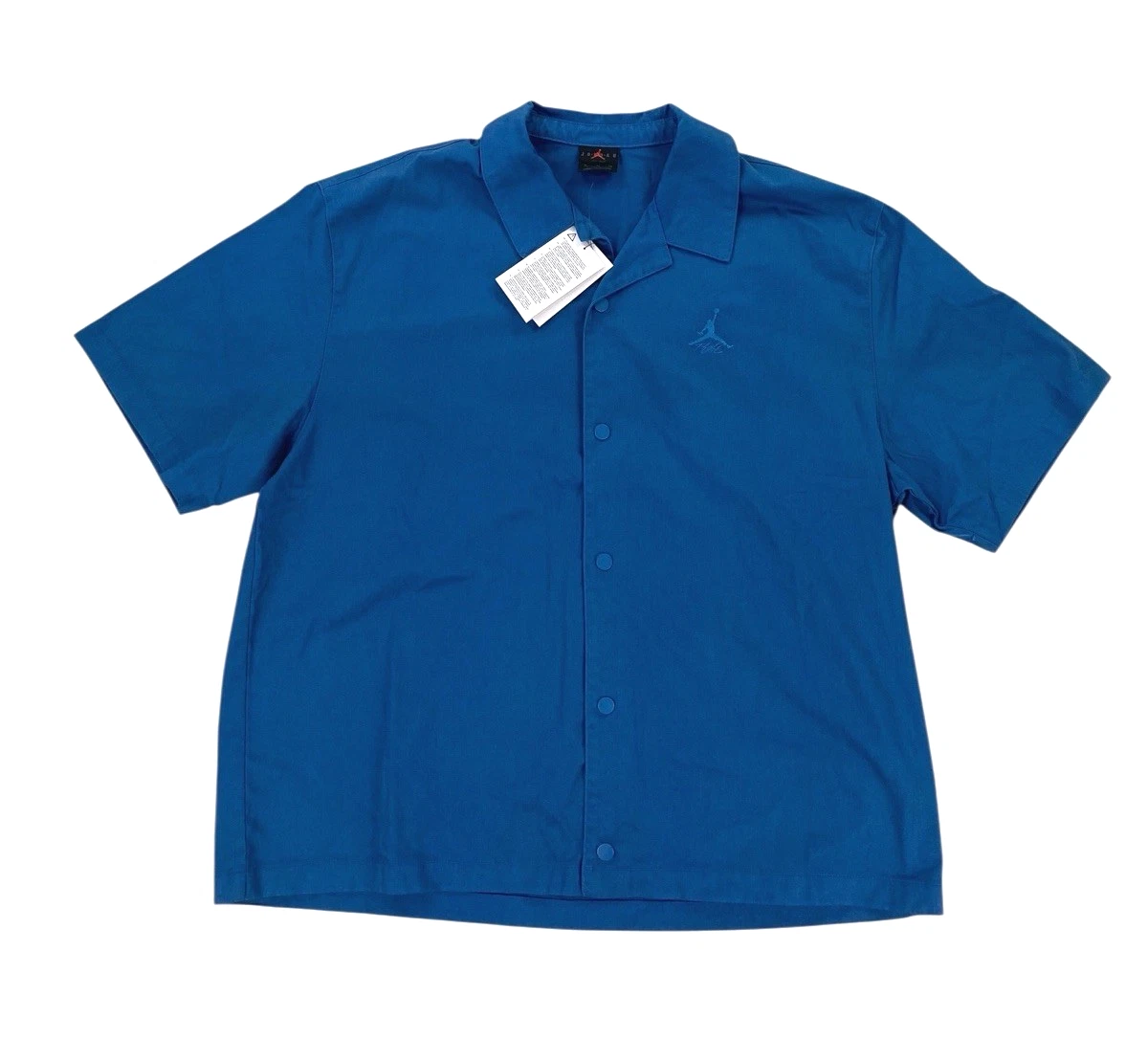 Jordan Polyester Button-Up Casual Button-Down Shirts for Men for
