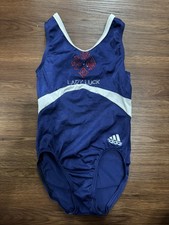 GK Elite ADIDAS Gymnastics Leotard DEEP NAVY Lady Luck child M medium CM