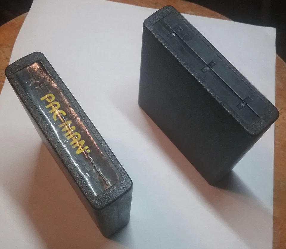 PAC-MAN & MS. PAC-MAN Atari 2600 LOT ‘81/‘82 untested - Image 3 of 4