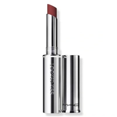 MAC LOCKED KISS 24HR LIPSTICK in VICIOUS (burnt orange) F/S .06 Oz. NEW IN BOX!
