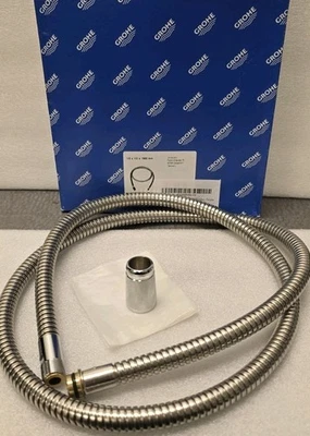 Brand new Grohe 46092000 ladylux replacement hose, 1/2x1/2x1500 mm. Chrome.