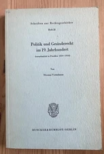 19th Century Politics and Health Law. (mainly in Prussia 1810 - 1918