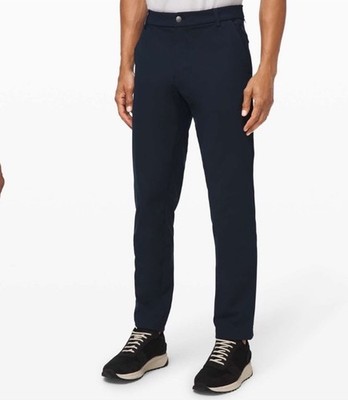 Lululemon Commission Pant Warpstreme  Classic True Navy  (First Release) Sz 34