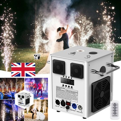 700W Kaltfunkenmaschinen Bühneneffekt Indoor Party Hochzeit Wunderkerzen DMX Fernbedienung