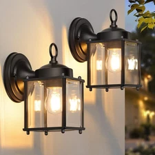 2-Pack Outdoor Wall Lights, Porch Lights, Waterproof Outdoor Wall ...