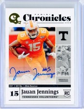 2020 Panini Chronicles Draft JAUAN JENNINGS Rookie RC AUTO Autograph 49ers