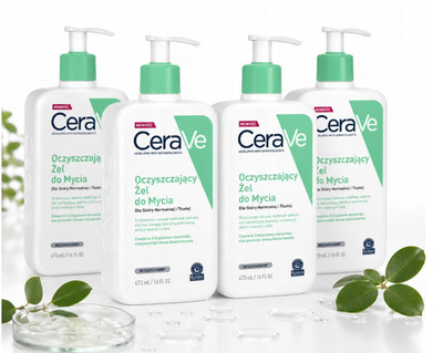 CeraVe Reinigungsgel 4 x 473 ml Set  Foaming Cleanser 