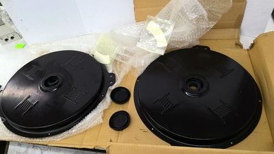 #ad Hannay Disc Assembly Series C Bore 1 1 4quot; OD 18 3 8quot; Thickness 1 3 8quot; Lot of 2 $375.00