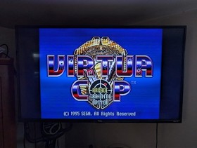 Virtua Cop (Sega Saturn, 1995) [Not for Resale Version] Disc + Sleeve - Tested!