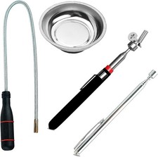 Telescopic Magnetic Pickup Tool Set – 4-in-1 Kit with 1.5LB Pen, 5LB Clip Pen
