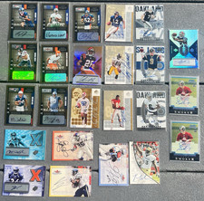 24 Football AUTO Card LOT SP Authentic Rookie Playoff Contenders Fleer SPX NFL