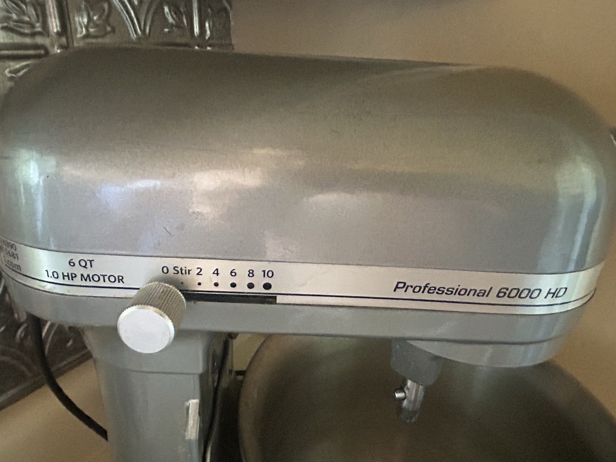 KitchenAid Stand Mixer Professional 6000 HD Bowl-lift Silver