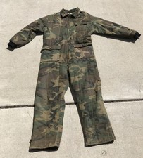 Zerowear Hyman USA Made Mens Camo Coveralls Hunting Fishing Woodland Insulated