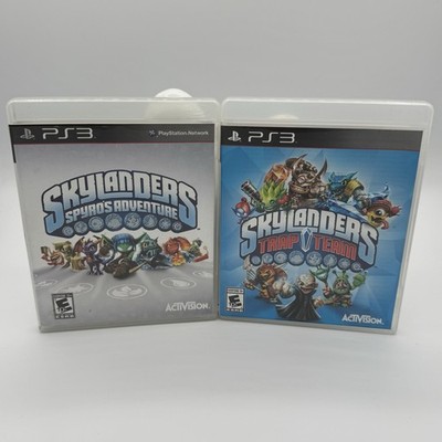 Sony PS3 Skylanders Trap Team Spyro s Adventure 2 Game Lot Bundle
