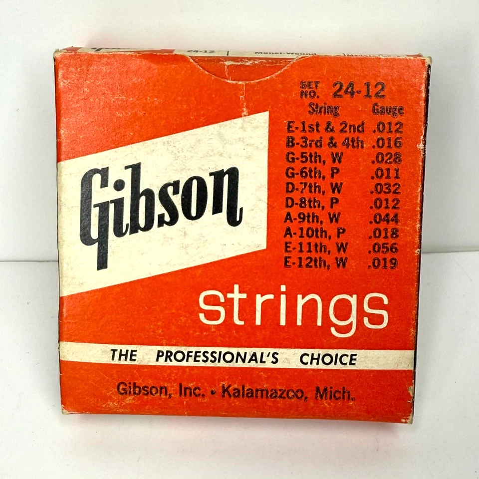 复古 Gibson 原声吉他 12 弦编号 24-12弦(收藏家用)全新无标签 — 第 2/3 张图片