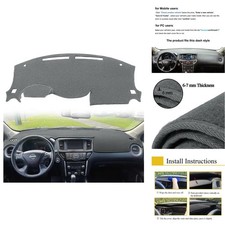 Fcovergurus Dash Cover Mat Fit For Nissan Pathfinder Darkgray F157 Fexf157