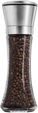 Salt and Pepper Grinder Tall Size - Black Pepper,Herb Shakers Mill Refillable Ma