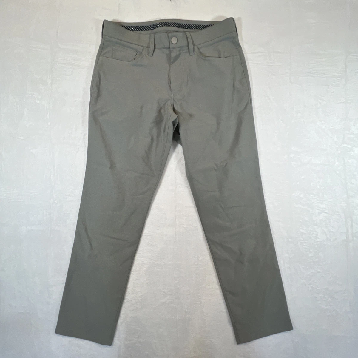 Pantalon Chino Bonobos Pour Homme, Coupe Athlétique Slim, Gris Foncé, Taille 32x30