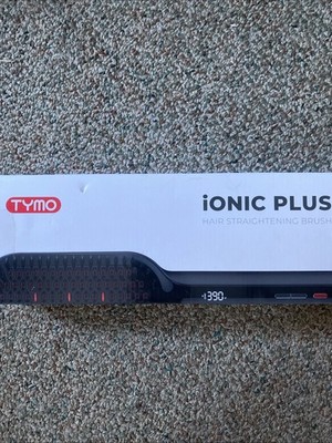 Tymo Ionic Plus Hair Straightener Brush Universal Voltage 16 Temp Settings HC105