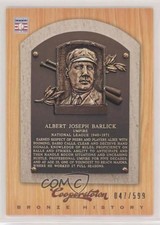 2012 Panini Cooperstown Bronze History 47/599 Al Barlick #4 HOF 0ty6