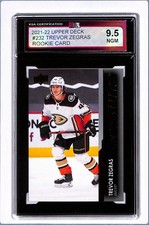 2021-22 Upper Deck Young Guns RC Trevor Zegras KSA 9.5 (Free Shipping $100+)