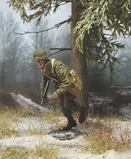 W.Britain 25243 US Airborne Running with M3 Grease Gun, 1944-45  (Britains)
