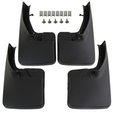 For 2009-18 Dodge Ram 1500 4pc Front Rear Mud Flaps W Factory Fender Flares Abs For 2009-18 Dodge Ram 1500 4pc Front Rear Mud Flaps W Factory Fender Flares Abs