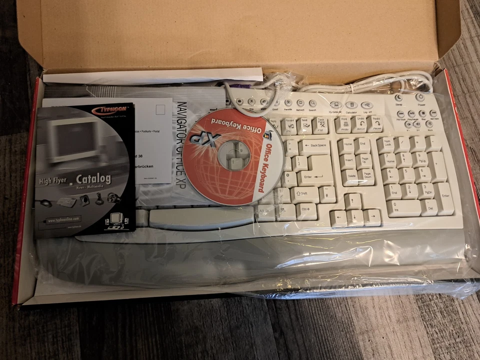 Vintage Typhoon Power Office Keyboard For XP (PS/2) - Image 2 of 2