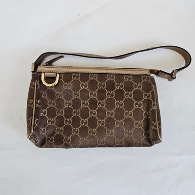 Gucci Bronze Guccissima Pochette Clutch Tasche
