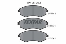 TEXTAR Bremsbelagsatz Scheibenbremse 2172501 für MITSUBISHI HYUNDAI JOICE KIA 3