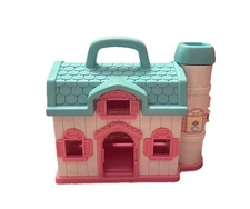 Vintage Blue-Box Toys Fold 'n Go Farmyard Farmhouse Play Set Rare HTF Incomplete