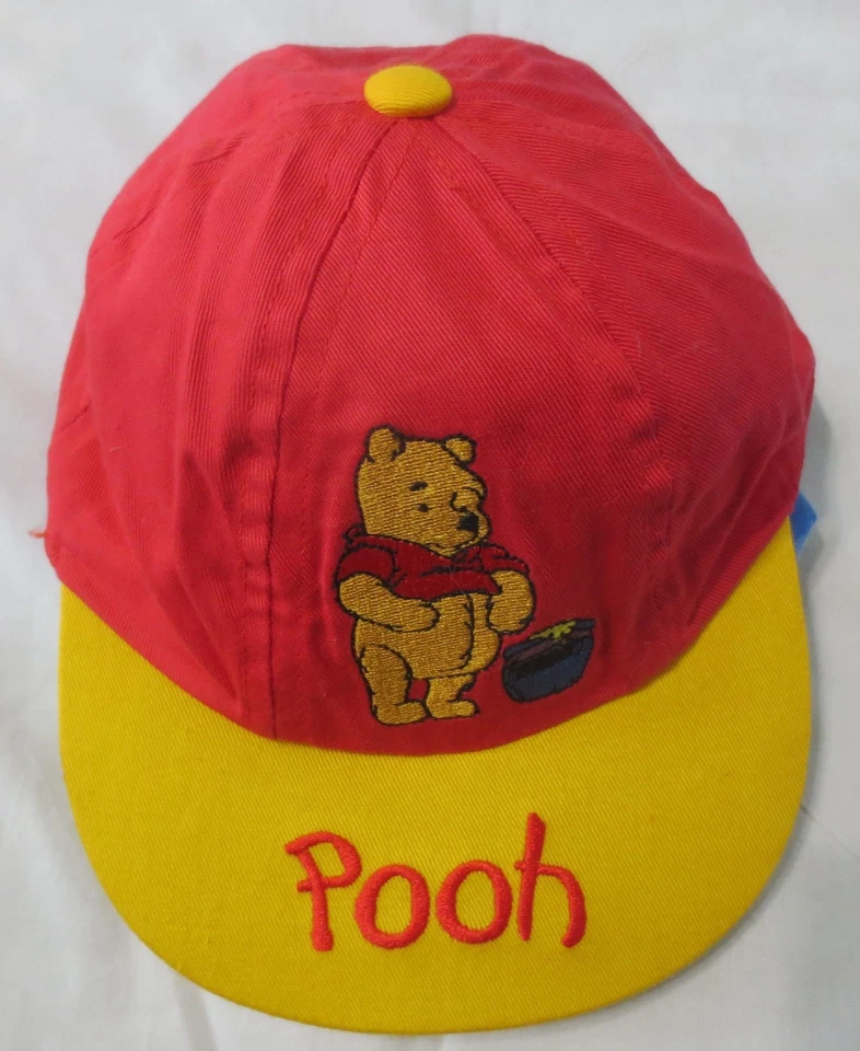 Vtg Disney Winnie the Pooh Ball Cap Hat Infant Elastic Back - Image 3 of 4