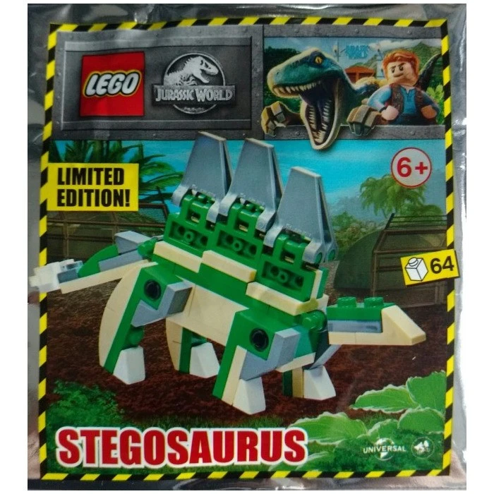 LEGO Jurassic World Dinosaurio Stegosaurus Bolsa de Lámina 122111 (SELLADO)