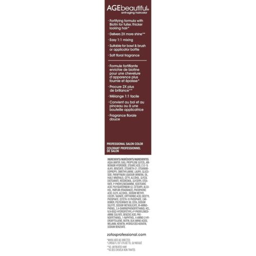AGE Beautiful Permanent Hair Color Dye Liqui Creme | 100% Gray Coverage 4 N - Picture 2 of 5