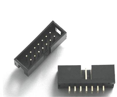 10pcs DC3-14P Straight JTAG Socket Connector For Flat Ribbon Cable 2 Row 14P Z3