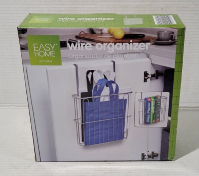New !! Easy Home Kitchen Wire Hanging Organizer