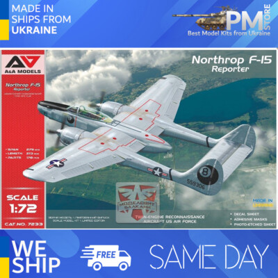 Timeline for Northrop F-15 Reporter, A&A Models 7233 (2024) - Timeline
