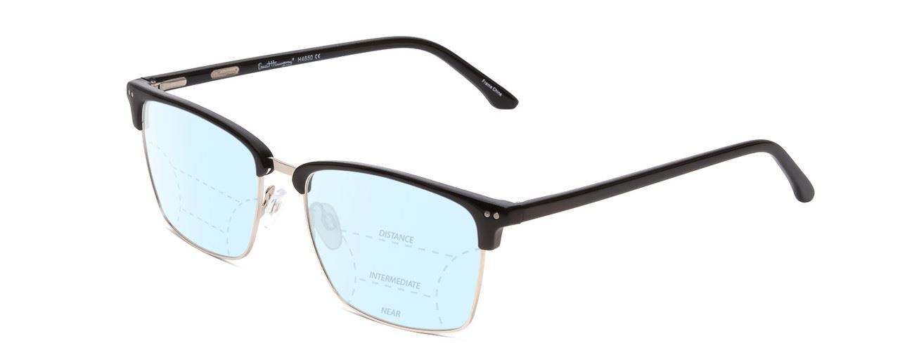 Hemingway H4850 Unisex Cateye Blue Light Blocking Glasses Black 58mm