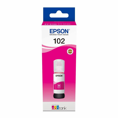 Epson C13T03R340 EcoTank ink bottle 102 Tinte Tintenstrahldrucker Magenta
