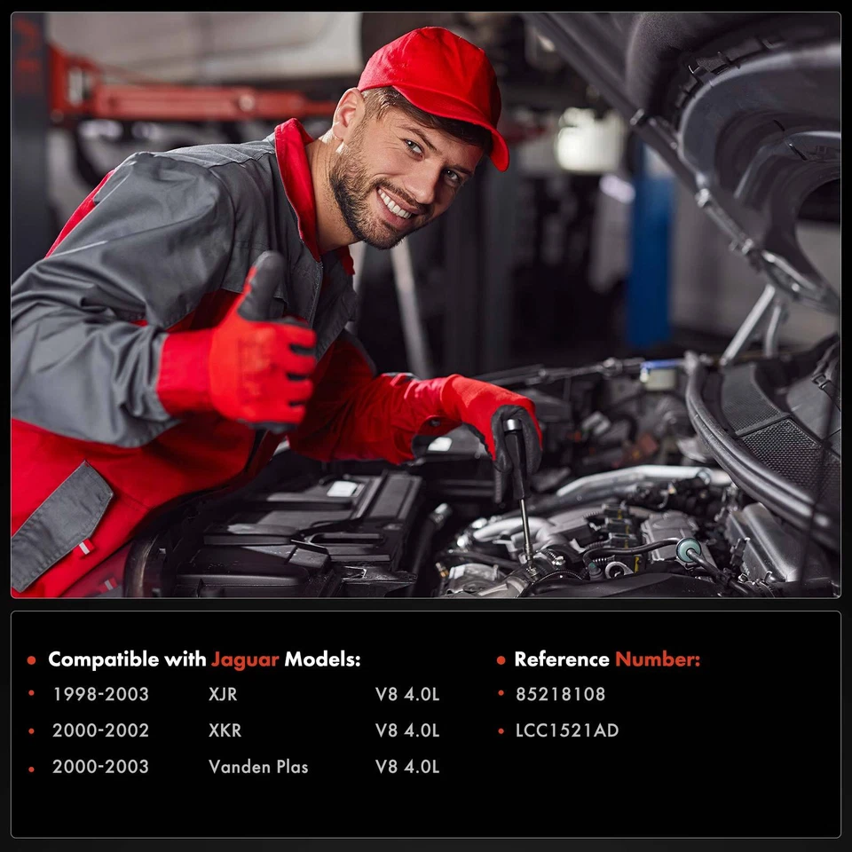 Inyector de combustible 8 piezas para Jaguar XJR 1998-2003 XKR 2000-2002 Vanden Plas V8 4,0 L Foto 2 de 4