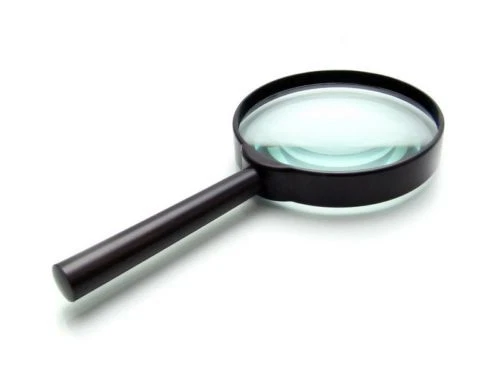 40mm magnifier with 4X enlargements - for stamps, coins, jewelry very light