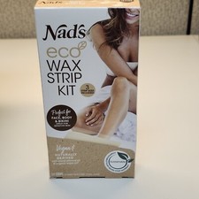 Nad'S Eco Wax Strip Kit 24CT- Women Body, Face  Bikini Waxing- Natural Wax Form