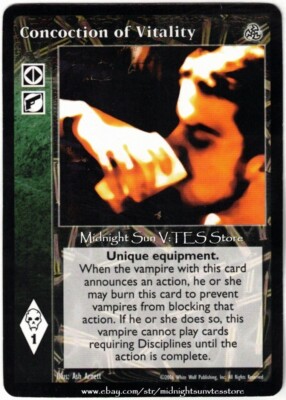 Concoction of Vitality Third Edition V:TES VTES Vampire CCG