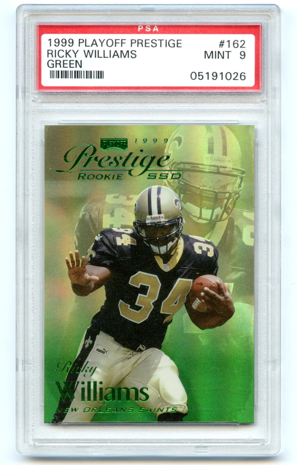 Ricky Williams Playoff Prestige #B162 Green
